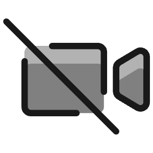 Controls Camera Off Icon from Ultimate Colors - Free Set