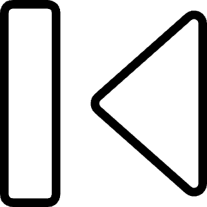 Controls Previous Icon from Ultimate Light - Free Set