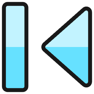 Controls Previous Icon from Ultimate Colors - Free Set