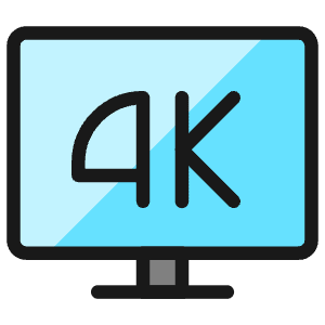 Modern Tv 4k Icon from Ultimate Colors - Free Set