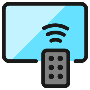 Modern Tv Remote Icon from Ultimate Colors - Free Set