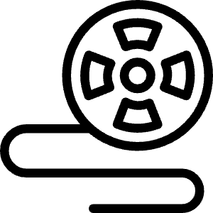 Movies Reel Icon from Ultimate Light - Free Set