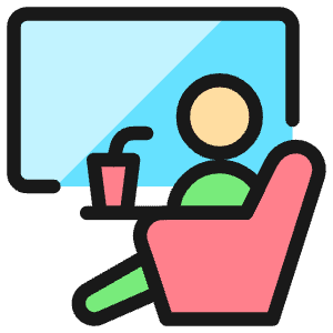 Movies Sit Drink Icon from Ultimate Colors - Free Set