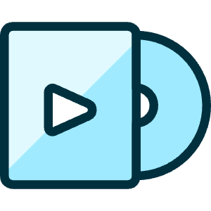 Video Player Album Icon from Ultimate Duotone - Free Set