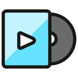 Video Player Album Icon from Ultimate Colors - Free Set