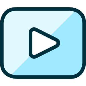 Video Player Icon from Ultimate Duotone - Free Set