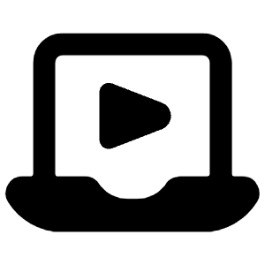 Video Player Laptop Icon from Ultimate Bold - Free Set