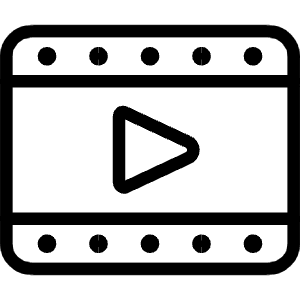 Video Player Movie Icon from Ultimate Light - Free Set