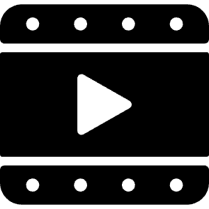 Video Player Movie Icon from Ultimate Bold - Free Set