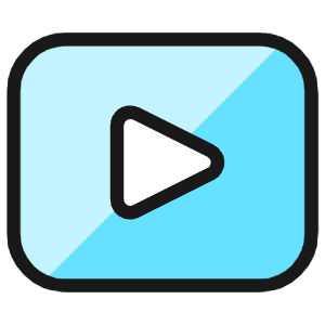 Video Player Icon from Ultimate Colors - Free Set