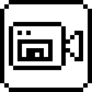 Video Movies Video Square Icon from Pixel - Free Set