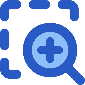 Zoom In Area Icon from Core Flat Set