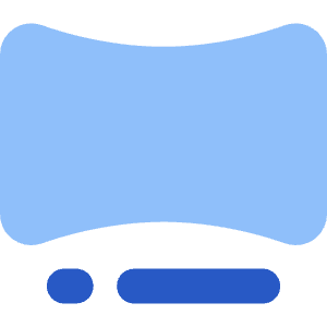 Ar Curve Screen Icon from Core Flat Set