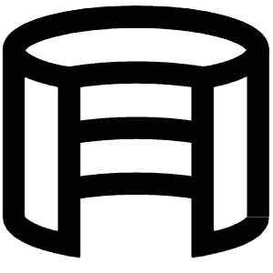 Front Vr Visual Icon from Atlas Line Set