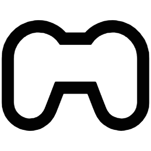 Gamepad Icon from Atlas Line Set