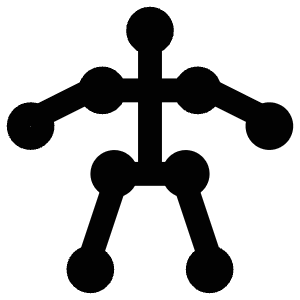 Person Skeleton Icon from Atlas Line Set