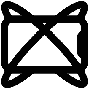 Smartphone Virtual Reality Icon from Atlas Line Set