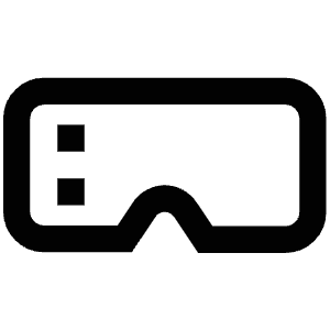 Virtual Reality Glasses Icon from Atlas Line Set