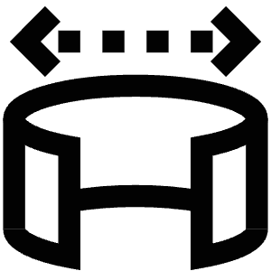 Vr Arrows Icon from Atlas Line Set