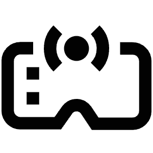 Vr Glasses Wifi Icon from Atlas Line Set