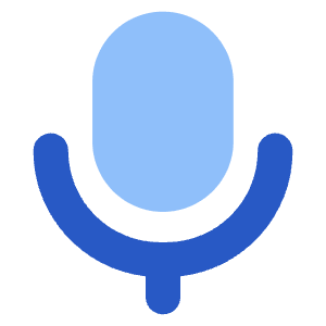 Voice Mail Mic Solo Icon from Core Flat Set