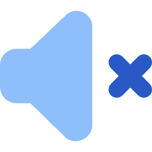 Volume Mute Icon from Core Flat Set
