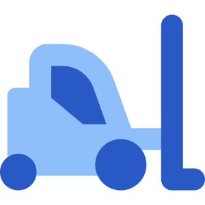 Forklift Icon from Core Flat Set