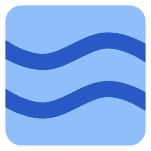 Warp Wave Icon from Core Flat Set