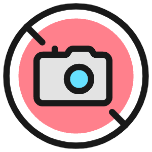 Allowances No Photos Icon from Ultimate Colors - Free Set