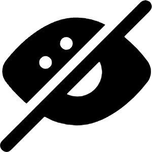Color Blind Icon from Ultimate Bold - Free Set