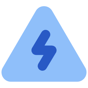 Dangerous Zone Sign Icon from Core Flat Set