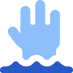 Deep Water Area Icon from Core Flat Set