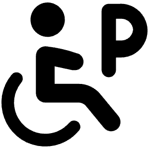 Disability Parking Icon from Ultimate Bold - Free Set