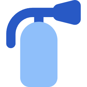 Fire Extinguisher Sign Icon from Core Flat Set