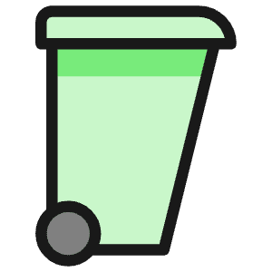 Garbage Bin Icon from Ultimate Colors - Free Set