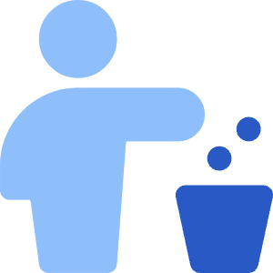 Garbage Throw Icon from Core Flat Set