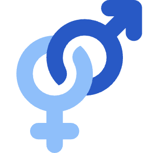Gender Hetero Icon from Core Flat Set