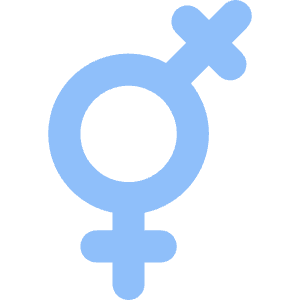Gender Lesbian 2 Icon from Core Flat Set