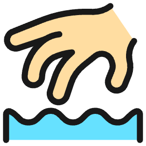 Laundry Hand Wash Icon from Ultimate Colors - Free Set