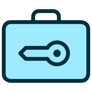 Locker Room Suitcase Key Icon from Ultimate Duotone - Free Set