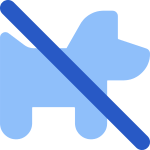 No Pets Allowed Icon from Core Flat Set
