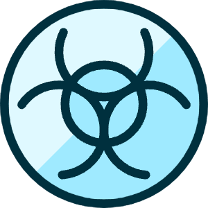 Safety Warning Radioactive Icon from Ultimate Duotone - Free Set