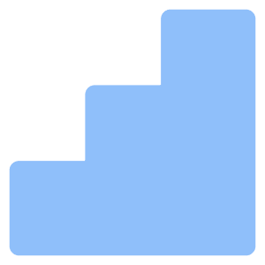 Stairs 1 Icon from Core Flat Set