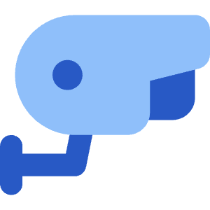 Surveillance Camera Icon from Core Flat Set