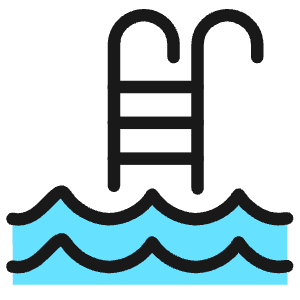 Swimming Pool Stairs Icon from Ultimate Colors - Free Set