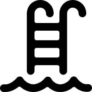 Swimming Pool Stairs Icon from Ultimate Bold - Free Set