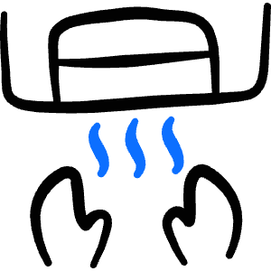 Toilet Hand Dryer Icon from Freehand Duotone - Free Set