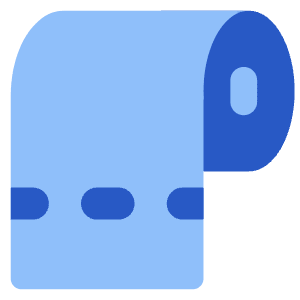 Toilet Paper Icon from Core Flat Set