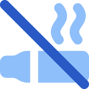 Vape Free Icon from Core Flat Set