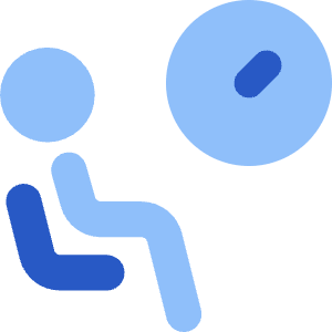 Waiting Room Icon from Core Flat Set